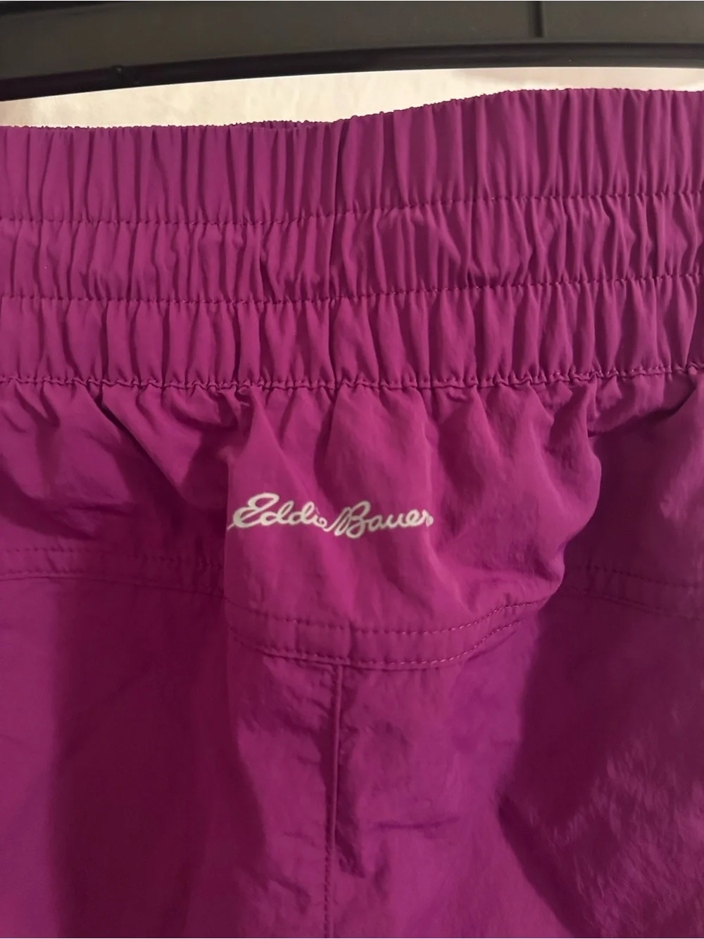 Eddie Bauer Magenta Drawstring Active Shorts